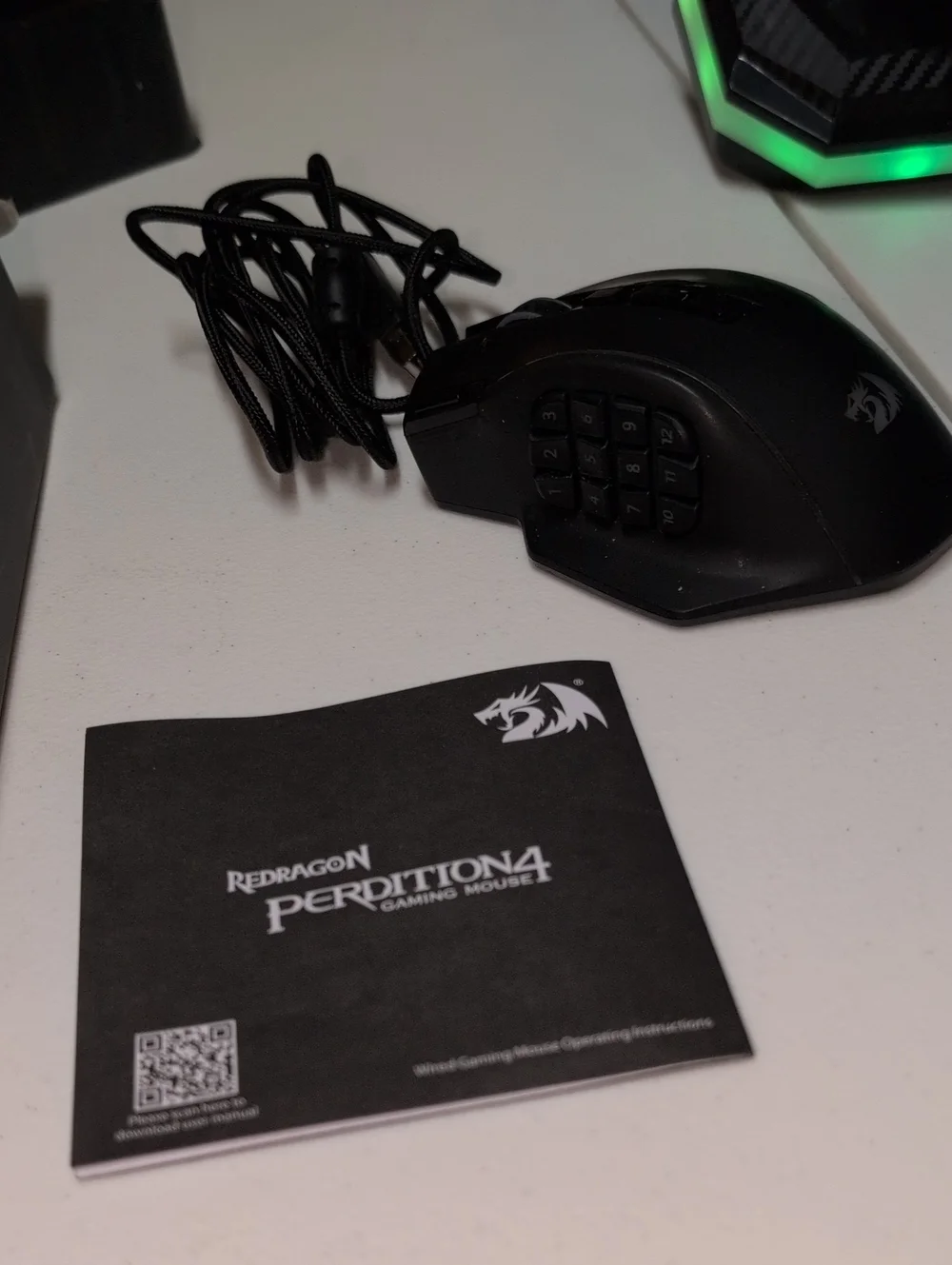 Redragon Perditon4 Wired Gaming Mouse in Black. (96)